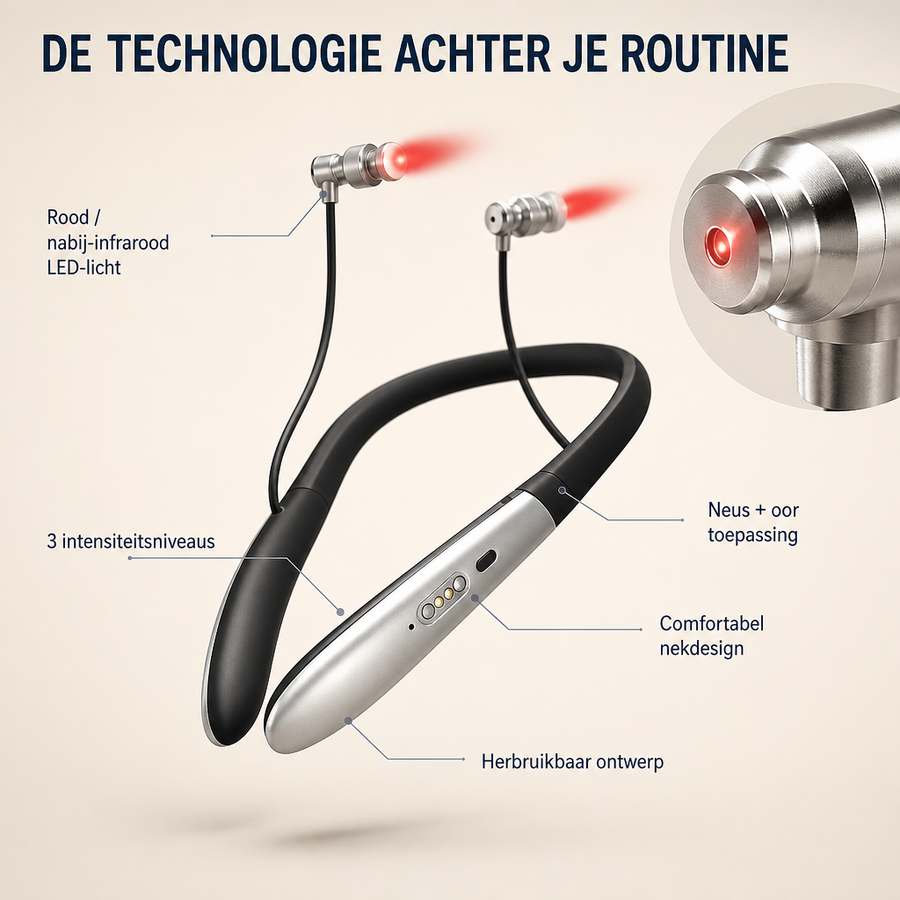 Vitalio Duo - roodLichttherapie Neckband