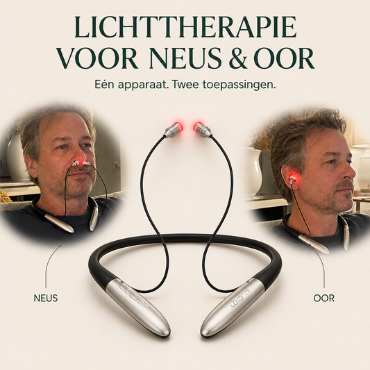 Vitalio Duo — 2-in-1 Lichtritueel voor Neus & Oor