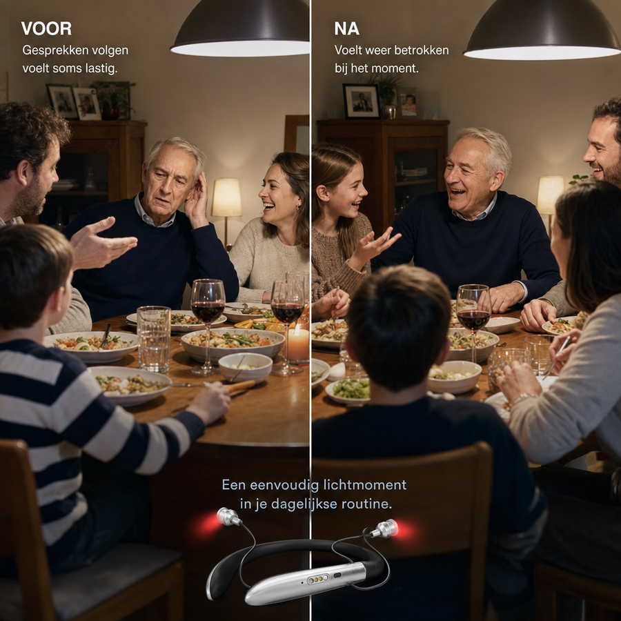 Vitalio Duo - roodLichttherapie Neckband